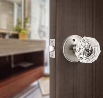 Keyless Privacy Crystal Door Knob by Goldentimehardware