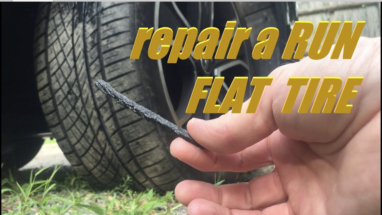 Can a Run Flat Tire Be Plugged